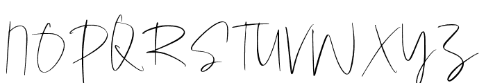 BandingSignature-Regular Font UPPERCASE