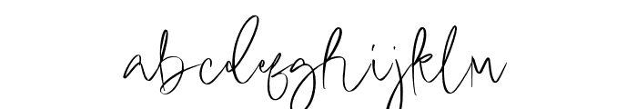 BandingSignature-Regular Font LOWERCASE