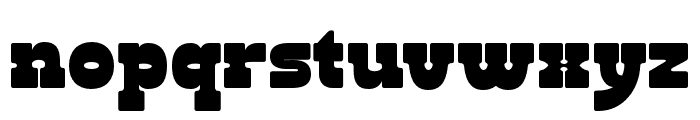 Banditor Regular Font LOWERCASE