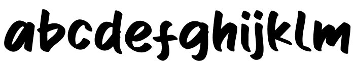 Bandono Font LOWERCASE