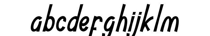 Bandrek Italic Font LOWERCASE