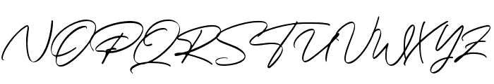 Bandung Signature Font UPPERCASE