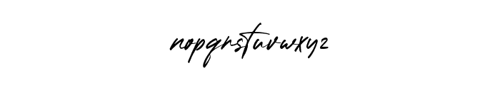 Bandung Signature Font LOWERCASE