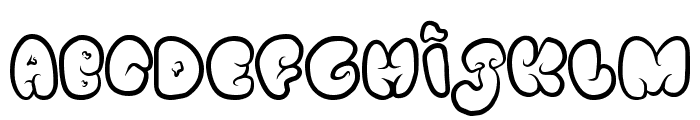 Bangil Regular Font UPPERCASE