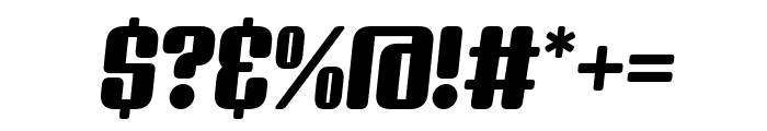 Bangko Stanko Italic Font OTHER CHARS