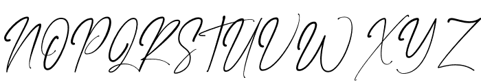 Bangli Kintamani Signature Font UPPERCASE