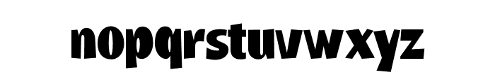 Bango Tango Regular Font LOWERCASE