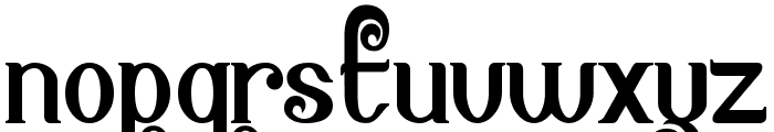 Bangolla Font LOWERCASE