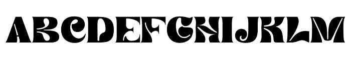 Bangond Font UPPERCASE