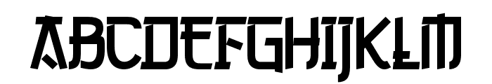 Bangow-Regular Font UPPERCASE