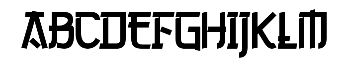 Bangow-Regular Font LOWERCASE