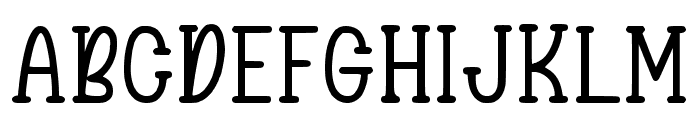Banile Font Regular Font LOWERCASE