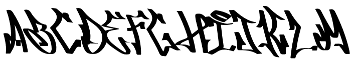 Bankai Street Font UPPERCASE