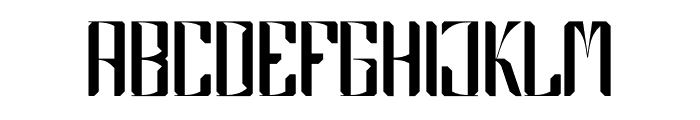 Banther Font UPPERCASE