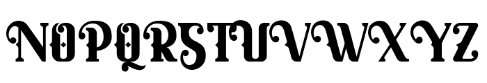 Banthern Font UPPERCASE