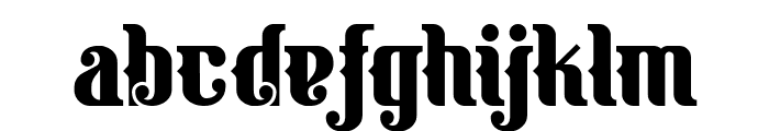 Banthern Font LOWERCASE