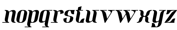 Baory Oblique Font LOWERCASE