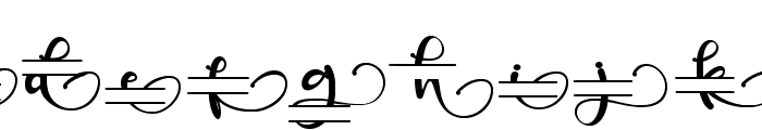 Barachiel Monogram Font LOWERCASE