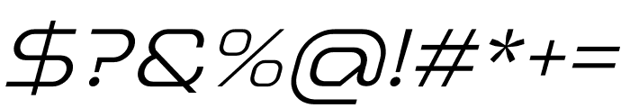 Baradig Italic Font OTHER CHARS
