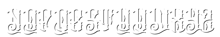 Barakah-Drop-Shadow Font UPPERCASE
