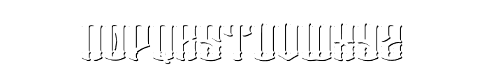 Barakah-Drop-Shadow Font LOWERCASE