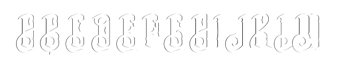 Barakah-Inner-Shadow Font UPPERCASE