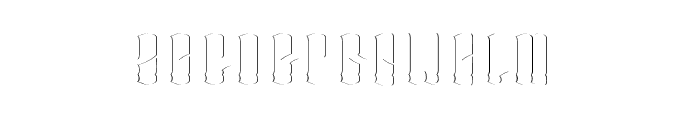 Barakah-Inner-Shadow Font LOWERCASE