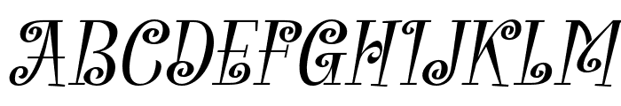 Barangrep Italic Font UPPERCASE