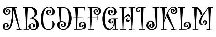 Barangrep Regular Font UPPERCASE