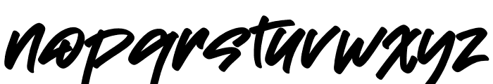 Baratina Font LOWERCASE