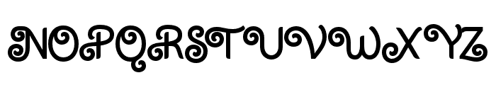 Barbella Regular Font UPPERCASE
