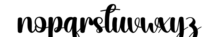 Barbie  Boho Font LOWERCASE