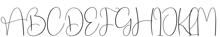 Barbie Signature Font UPPERCASE