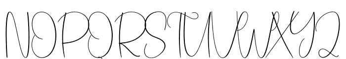 Barbie Signature Font UPPERCASE