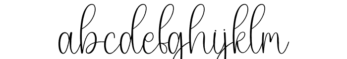 Barbie Signature Font LOWERCASE