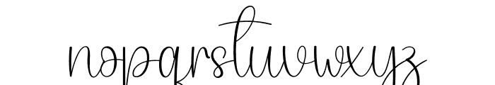 Barbie Signature Font LOWERCASE