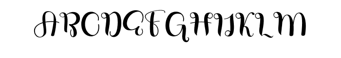 Barbie Unicorn Font UPPERCASE