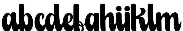 Barbie Vintage Regular Font LOWERCASE