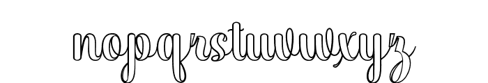 BarbieValentinesOutline Font LOWERCASE