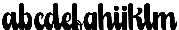 BarbieVintage-Regular Font LOWERCASE