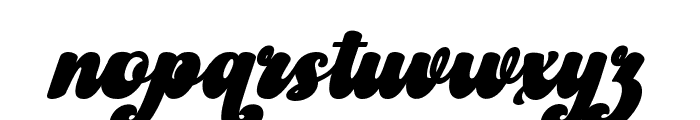 BarbieVintageBoldSlant18 Font LOWERCASE