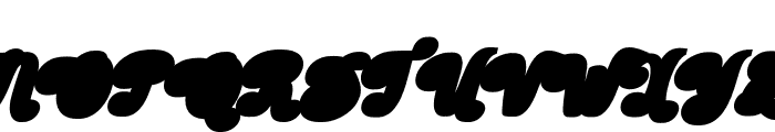 BarbieVintageExtrudeSlant15 Font UPPERCASE