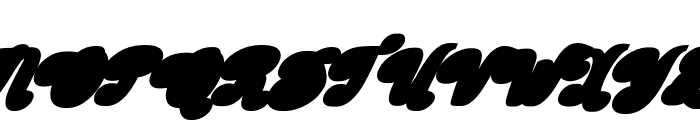 BarbieVintageExtrudeSlant27 Font UPPERCASE