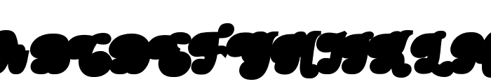 BarbieVintageExtrudeSlant Font UPPERCASE