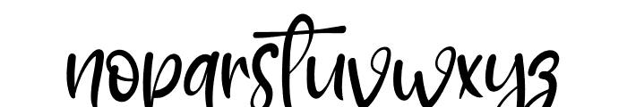 Barcelona Handwritin Font LOWERCASE