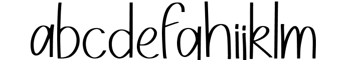Barcialle Font LOWERCASE