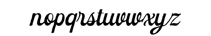 Bardguine Script Font LOWERCASE