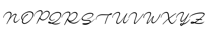 Bardistan Script Font UPPERCASE