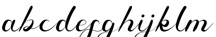 Bardlove Font LOWERCASE