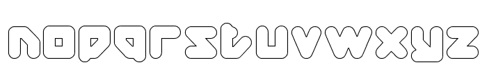 Bare Knucle Fight-Hollow Font LOWERCASE